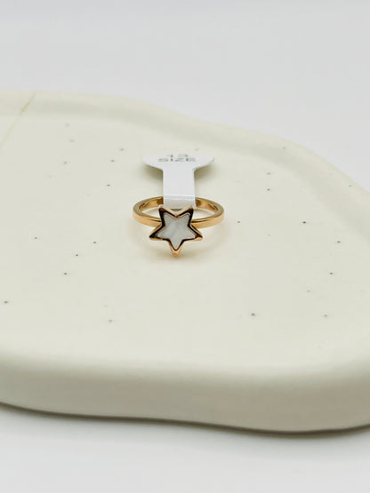 Kids Charm MOP Ring | Rose Gold | Multiple Shapes & Sizes