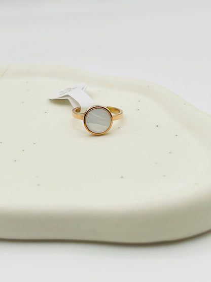 Kids Charm MOP Ring | Rose Gold | Multiple Shapes & Sizes