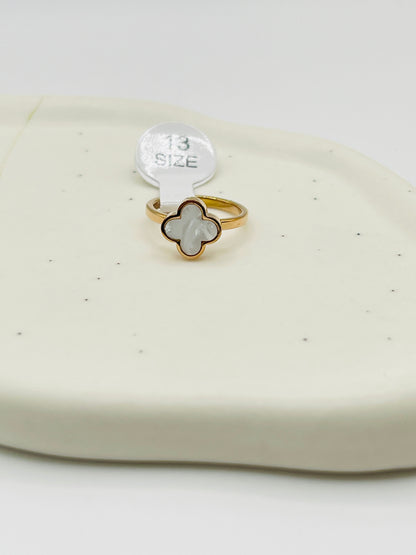 Kids Charm MOP Ring | Rose Gold | Multiple Shapes & Sizes