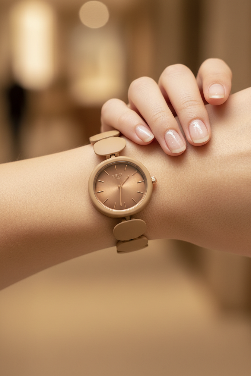 Rose Gold Bracelet Watch