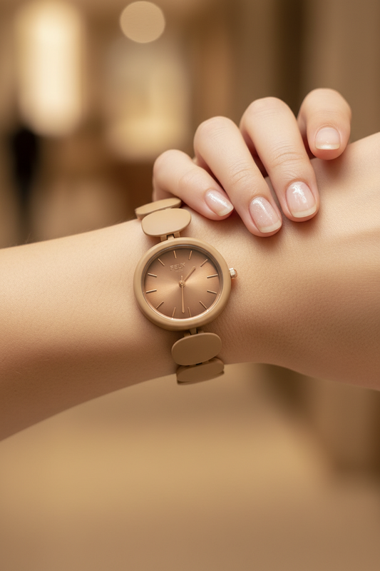 Rose Gold Bracelet Watch