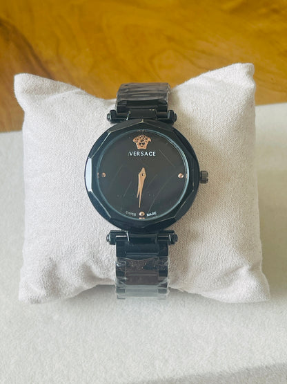 Medusa Noir Geometric Watch