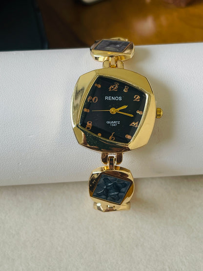 Renos  Gold Bracelet Watch