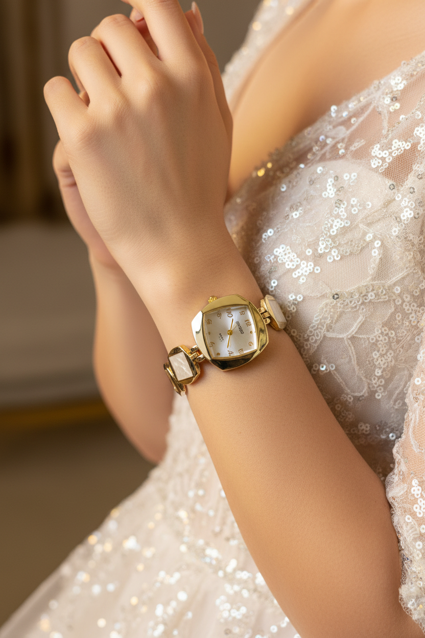 Renos  Gold Bracelet Watch