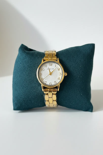Bubble Time Gold Bracelet Watch