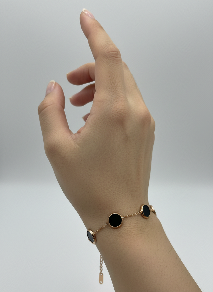 Midnight Circle Bracelet