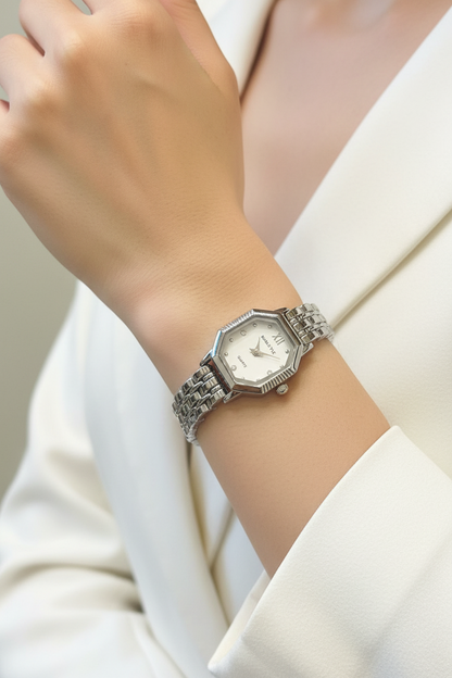 Bubble Time Octagon Quartz Watch