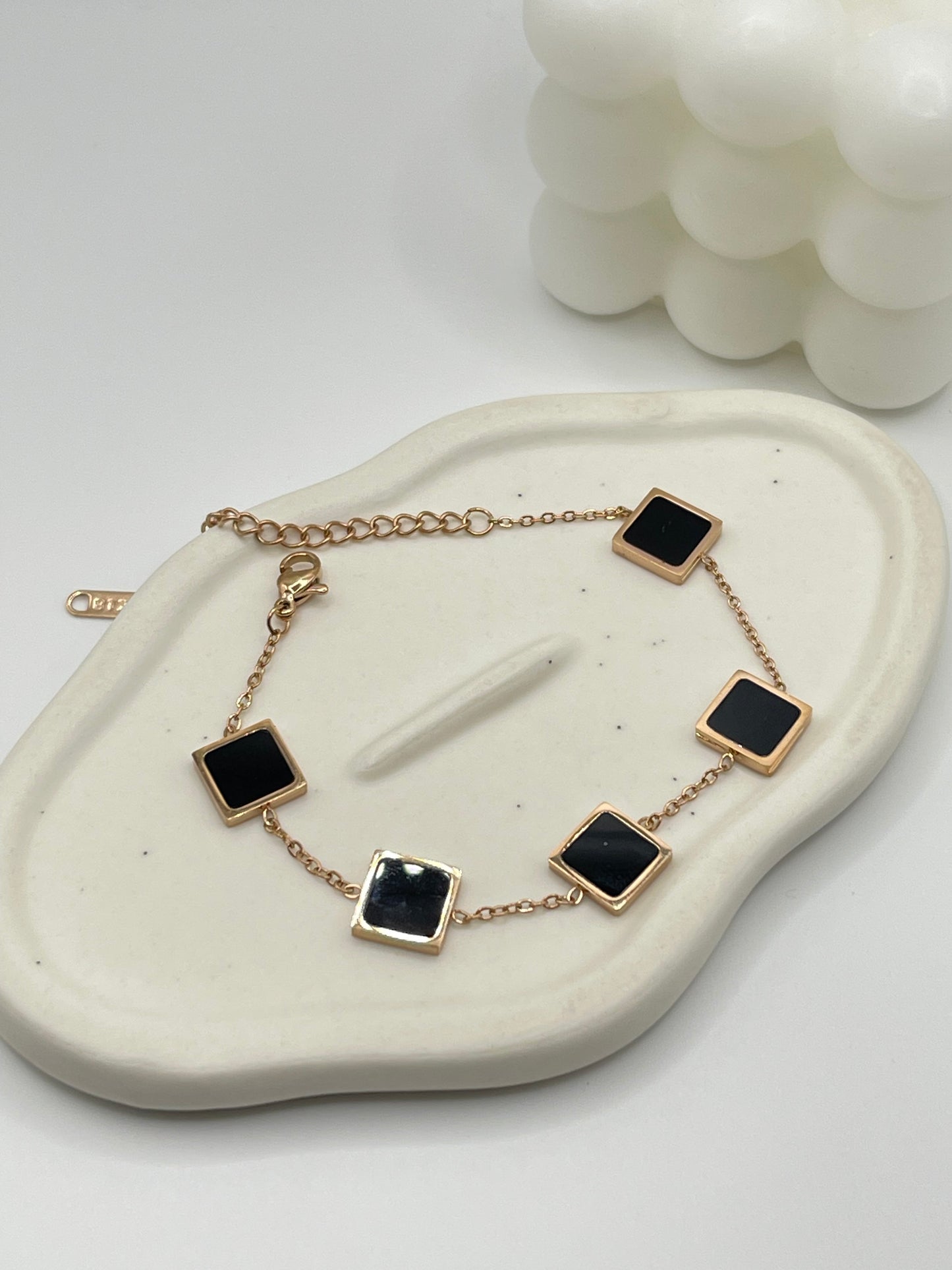 Midnight Square Bracelet