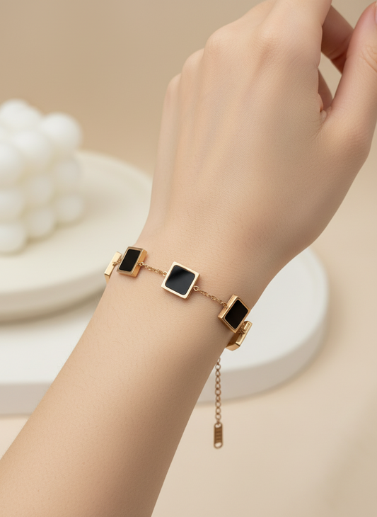 Midnight Square Bracelet