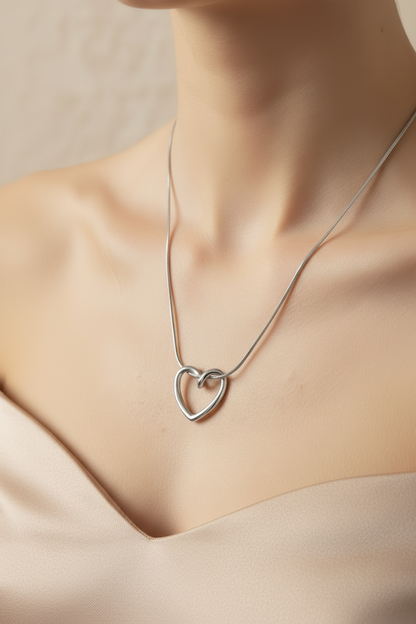 Open Heart Necklace