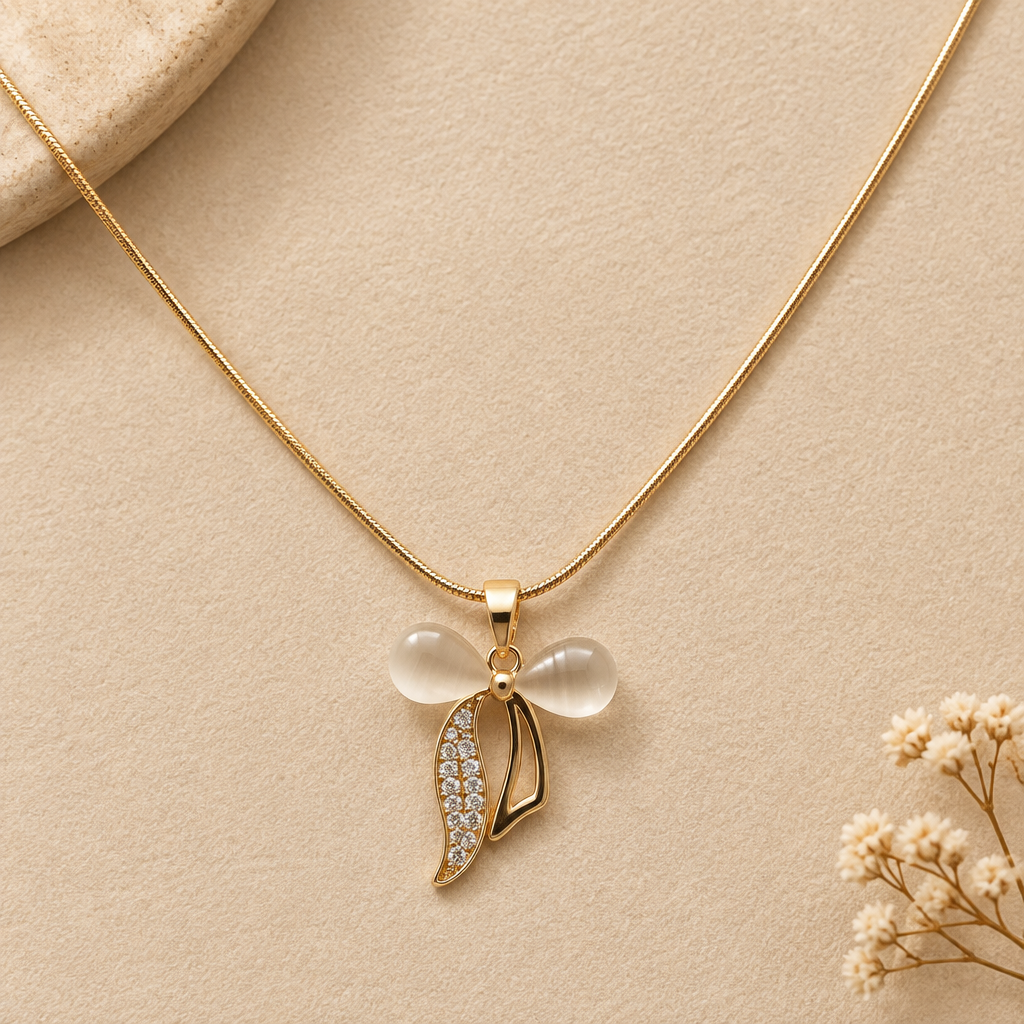 Dragonfly Wing Pendant Necklace