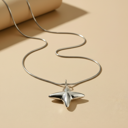 Steel Cross Unisex Necklace