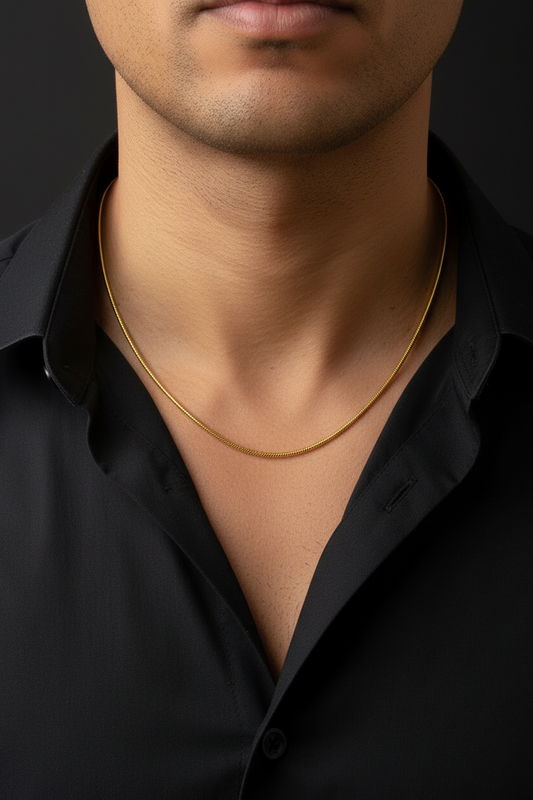 Men's Gold-Tone Chain Necklace
