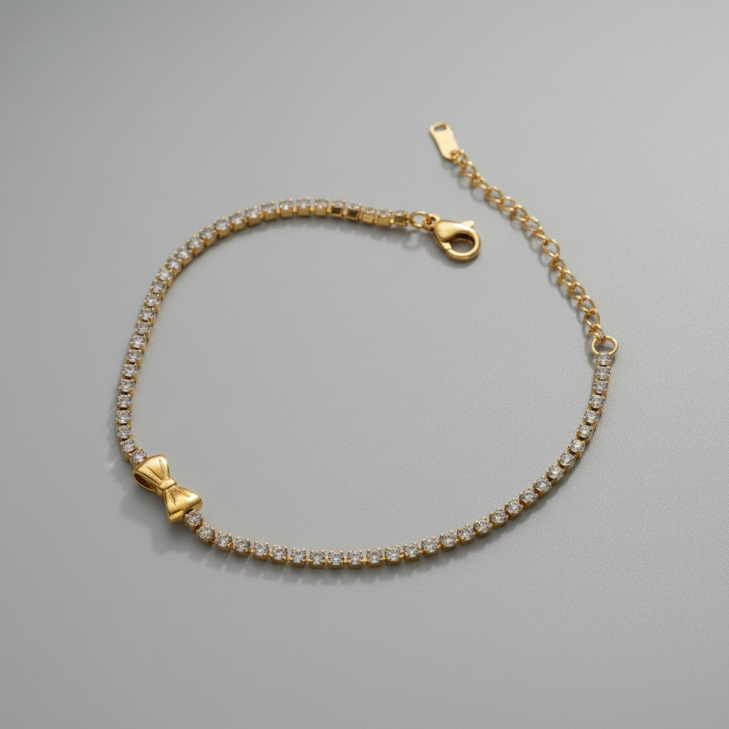 Bow Tennis Bracelet