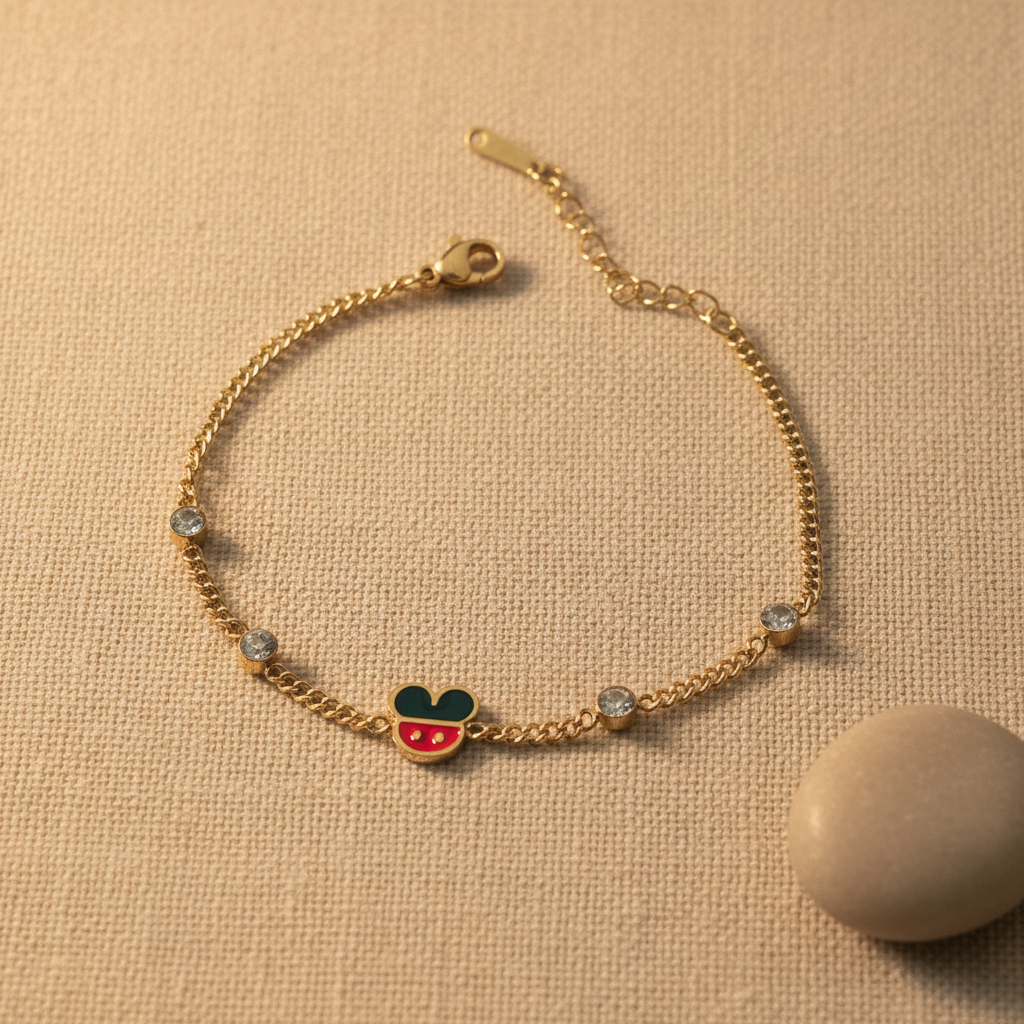 Watermelon Charm Bracelet