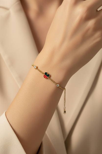 Watermelon Charm Bracelet