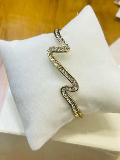 Sparkle Wave Bangle