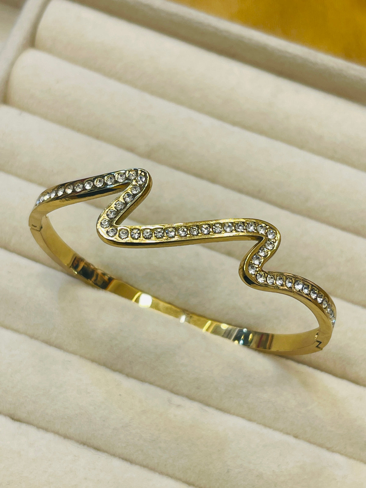 Sparkle Wave Bangle