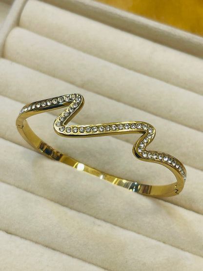 Sparkle Wave Bangle
