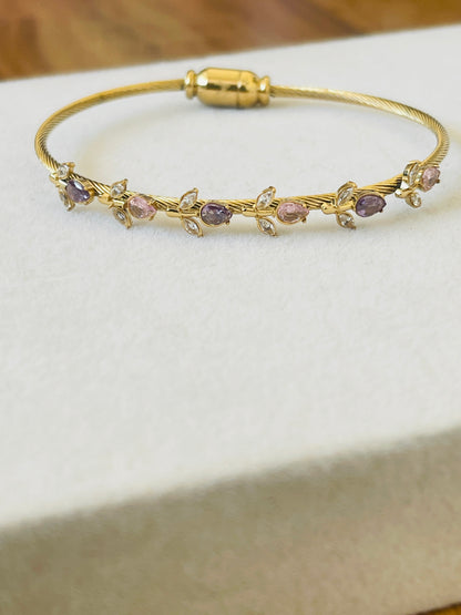 Purple Tulip Bangle