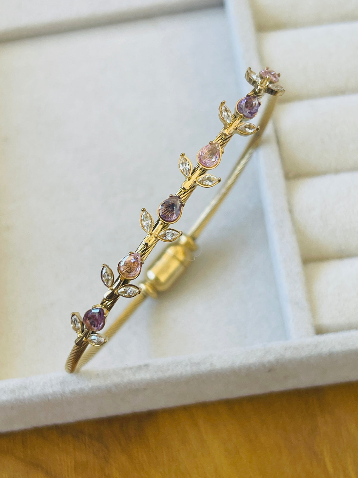 Purple Tulip Bangle