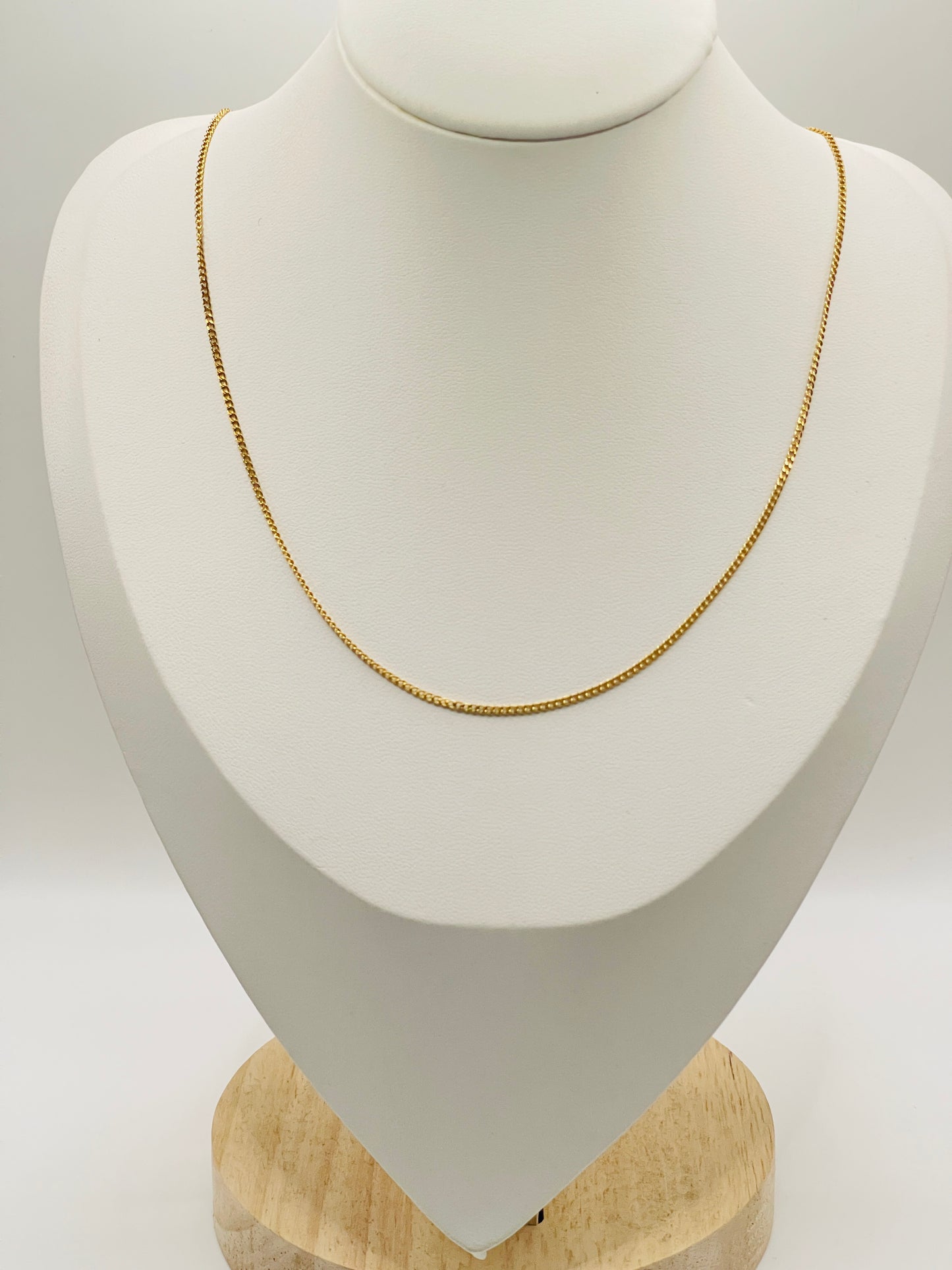 Classic Curb Gold Plated Chain