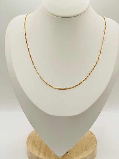 Classic Curb Gold Plated Chain