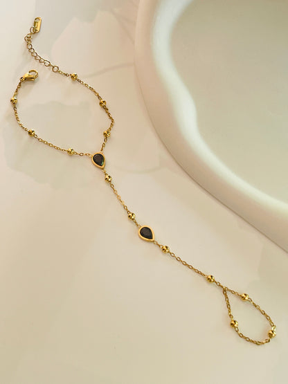 Golden Teardrop Hand Set