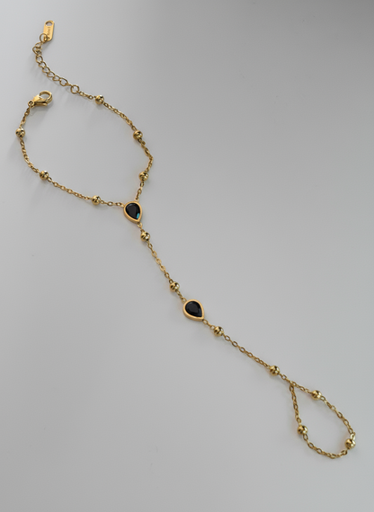 Golden Teardrop Hand Set