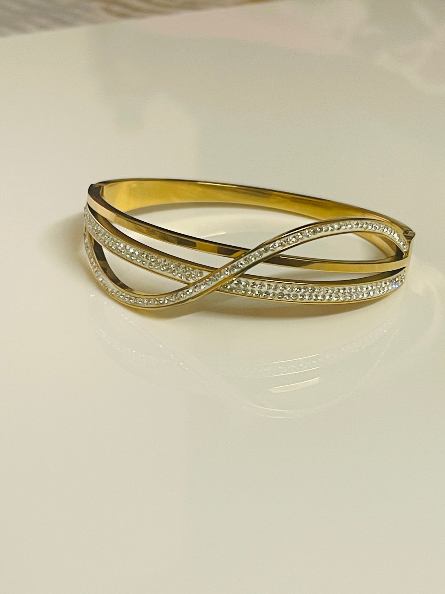 Infinity Sparkle Bangle