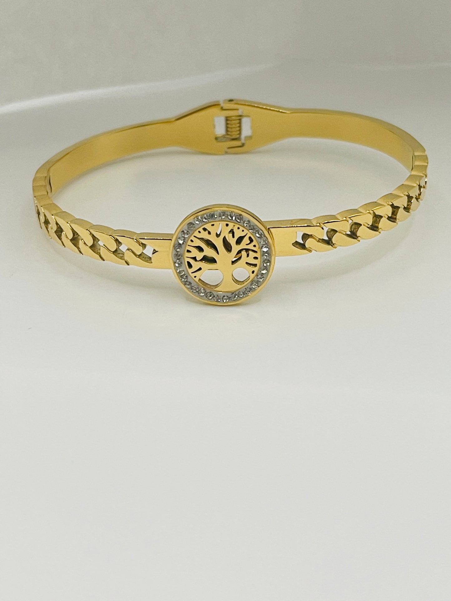 Golden Serenity Bangle