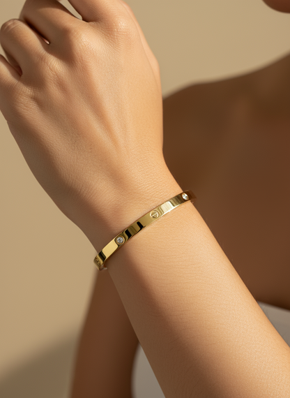 Nail & Love Stack Bangle Set