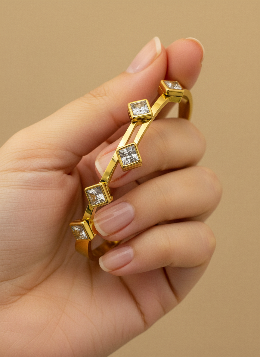 Diamond Compass Cuff