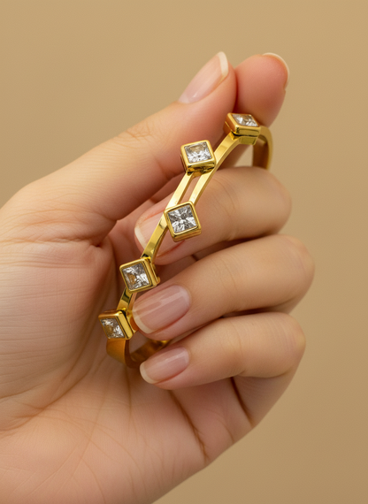 Diamond Compass Cuff