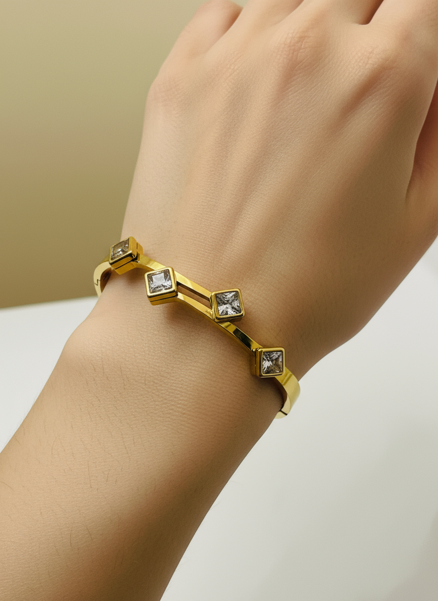 Diamond Compass Cuff