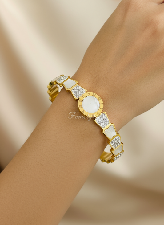 Roman Empress Gold Bangle