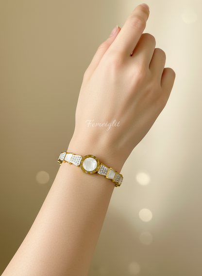 Roman Empress Gold Bangle