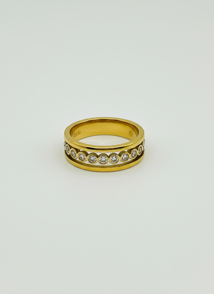Golden Radiance Crystal Band