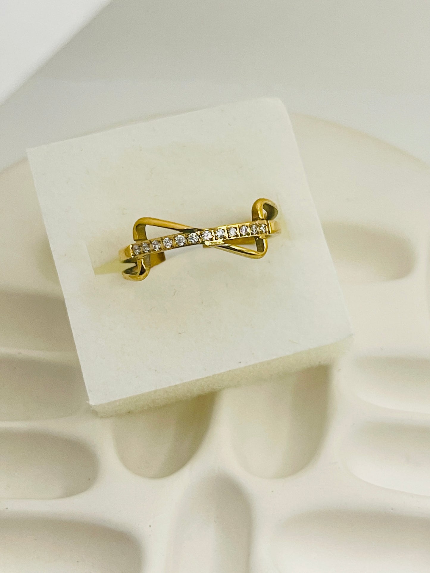 Open Infinity CZ Ring