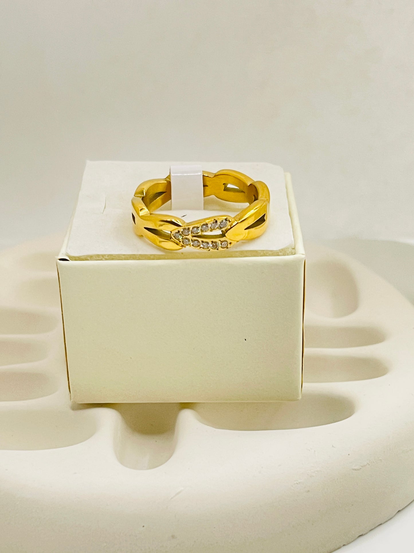 Infinity Pave Band Ring