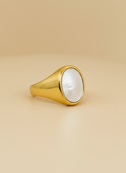 Oval Shell Ring