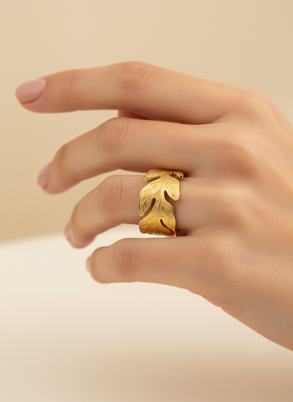 Leaf Adjustable Ring
