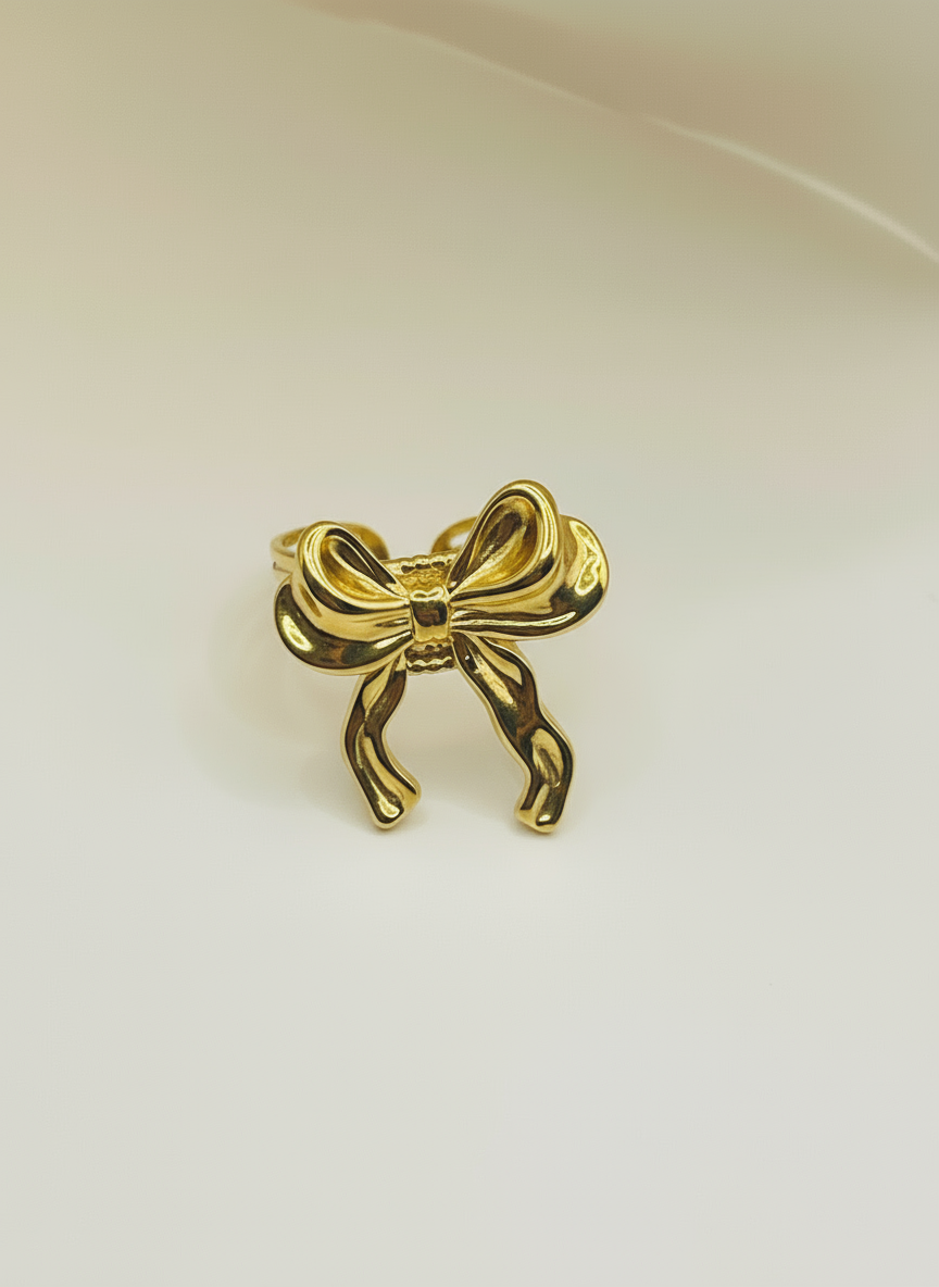 Gilded Ribbon Ring