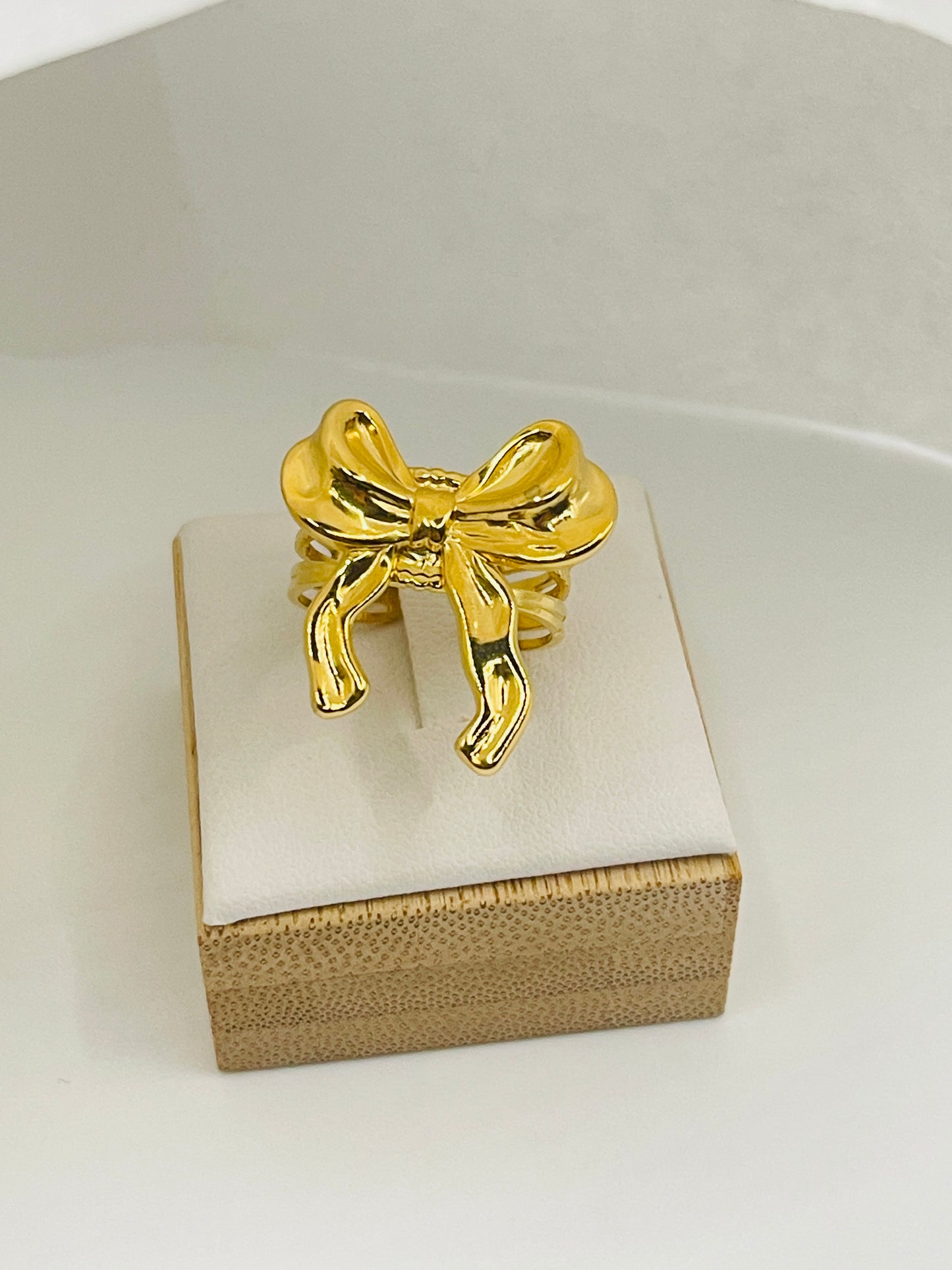 Gilded Ribbon Ring