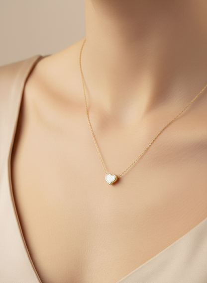 Aura Heart Gold Chain