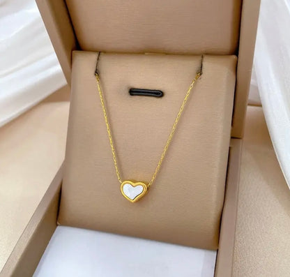 Aura Heart Gold Chain