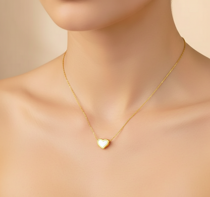 Aura Heart Gold Chain