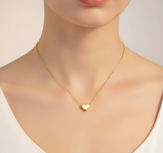 Aura Heart Gold Chain