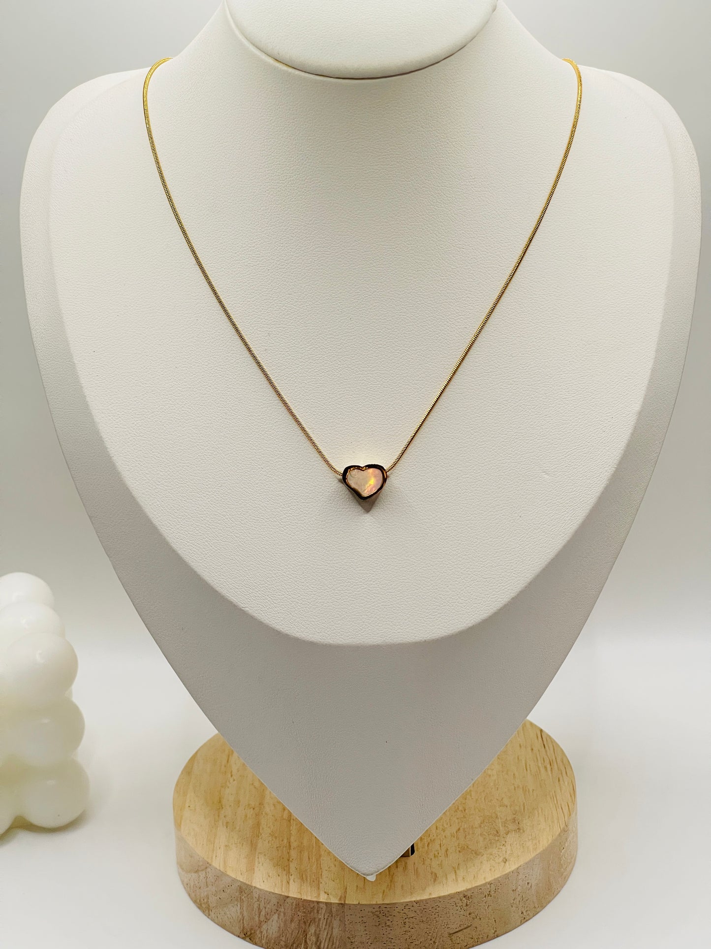 Aura Heart Snake Chain