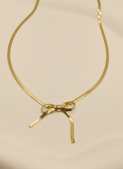 Bow Statement Necklace